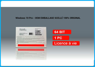 Hệ điều hành Microsoft Win10 Pro OEM License - Pháp DVD 1 Người dùng 100% Kích hoạt Trực tuyến