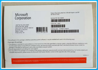 Thương hiệu mới Windows 7 Pro Retail Box chính hãng Windows 7 Professional DVD OEM Pack