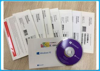 Genuine Windows10 pro oem 32bit 64bit đầy đủ phiên bản DVD + Coa License nhãn dán