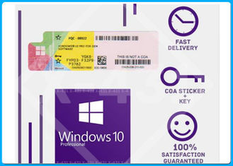 Chính hãng Windows 10 pro COA Giấy phép Sticker 32 / 64bit cho bảo hành trọn đời sau khi kích hoạt trực tuyến