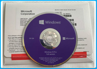 Phiên bản đầy đủ Microsoft Windows 10 Pro Phần mềm Geniune Win 10 Pro 32bit 64bit DVD Gói OEM Kích hoạt Internet trực tuyến