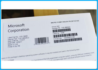 cửa sổ xác thực giấy phép Microsoft Windows 10 Pro gói phần mềm OEM 32/64 bit mã khóa