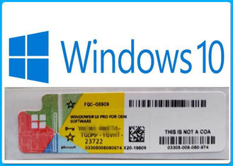 Kích hoạt trực tuyến 100% Phần mềm Microsoft Windows 10 Pro / Windows 10 Oem