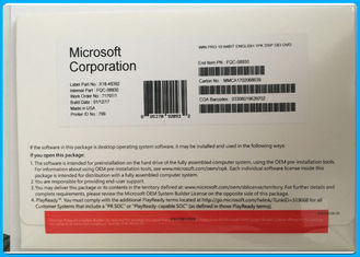 100% kích hoạt trực tuyến Microsoft Windows phần mềm, Windows 10 Pro OEM Sticker từ MS đa ngôn ngữ