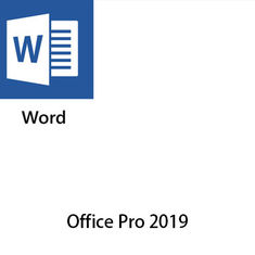 Kích hoạt trực tuyến Thẻ khóa Microsoft Office 2019 Pro DVD Coa 1280 × 768 WDDM 1.0