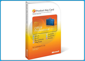 Hộp bán lẻ chuyên nghiệp của Microsoft Office 2010 với Giấy phép / DVD