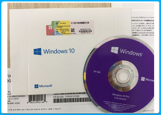 Windows 10 Pro OEM tiếng Anh / tiếng Pháp / tiếng Ý / tiếng Ba Lan / tiếng Nhật / tiếng Tây Ban Nha / tiếng Đức