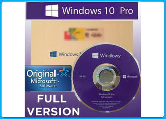 Chính hãng ITALIAN Microsoft Windows 10 Pro Phần mềm DVD / COA Giấy phép khóa Kích hoạt trực tuyến 32bit 64bit
