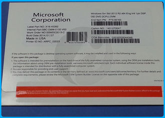 Hot Selling Windows Server 2012 R2 oem pack100% kích hoạt giấy phép OEM 2cpu / 2vm